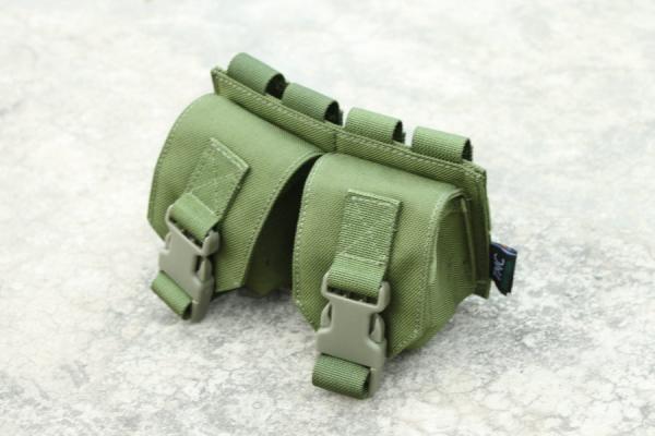 G TMC Spartan Double Grenade Pouch Molle ( OD )
